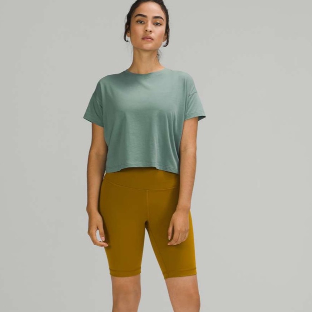 Lululemon Cates Tee Tidewater Teal
